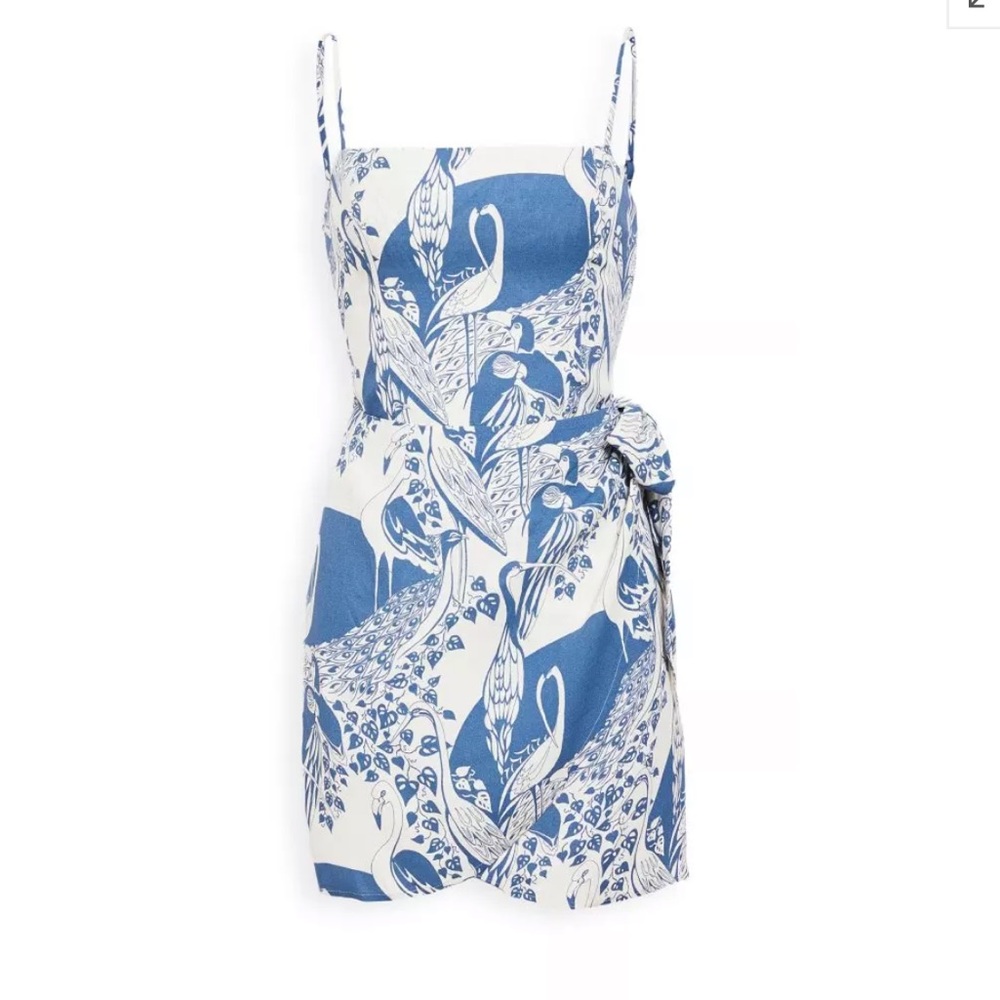 REFORMATION - canal dress in avian